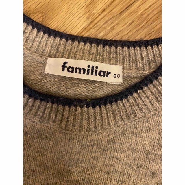 familiar(ファミリア)の2点　専用です♡ キッズ/ベビー/マタニティのベビー服(~85cm)(ニット/セーター)の商品写真