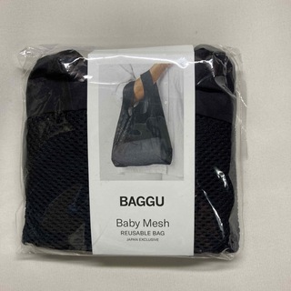 BAGGU メッシュ　ベビーサイズ　ブラック(エコバッグ)