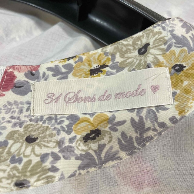 31 Sons de mode(トランテアンソンドゥモード)の【あかいりぼん様専用】31 Sons de mode 花柄 ワンピース 結婚式 レディースのワンピース(ひざ丈ワンピース)の商品写真