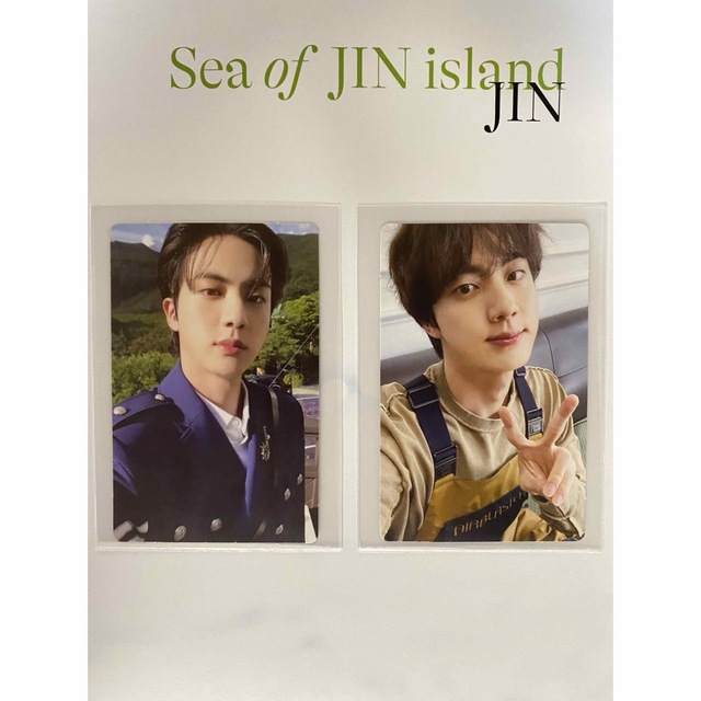 BTS JIN 写真集 トレカ2枚 公式