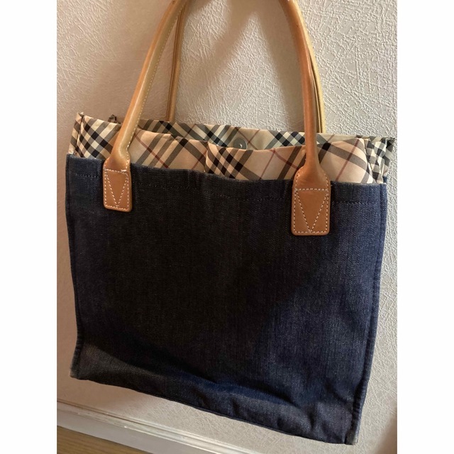 BURBERRY BLUE LABEL(バーバリーブルーレーベル)のBURBERRY BLUE LABEL  デニムトートバッグ レディースのバッグ(トートバッグ)の商品写真