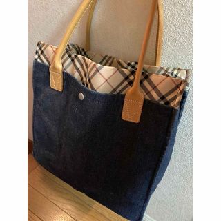 バーバリーブルーレーベル(BURBERRY BLUE LABEL)のBURBERRY BLUE LABEL  デニムトートバッグ(トートバッグ)