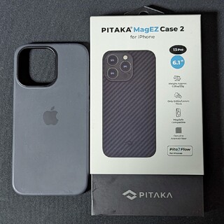 アップル(Apple)のiPhone 13 PRO純正シリコンケース・Pitakaケースセット(iPhoneケース)