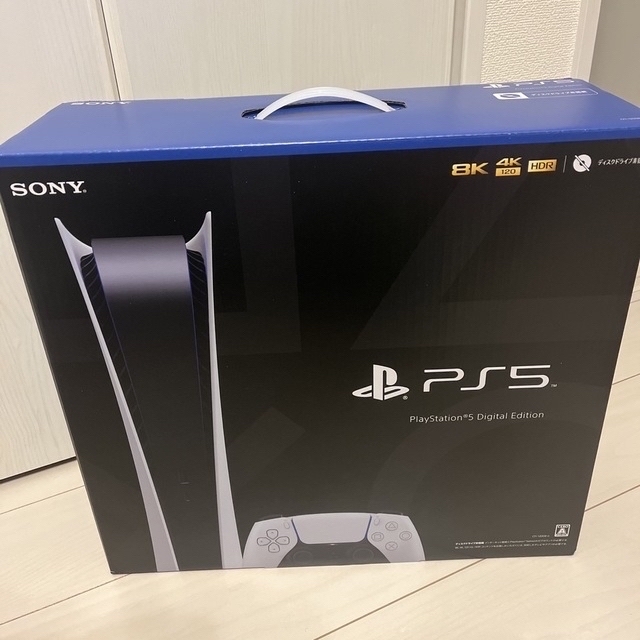 PlayStation(プレイステーション)のPlayStation5 CFI-1200B01 デジタルエディション PS5 エンタメ/ホビーのゲームソフト/ゲーム機本体(家庭用ゲーム機本体)の商品写真