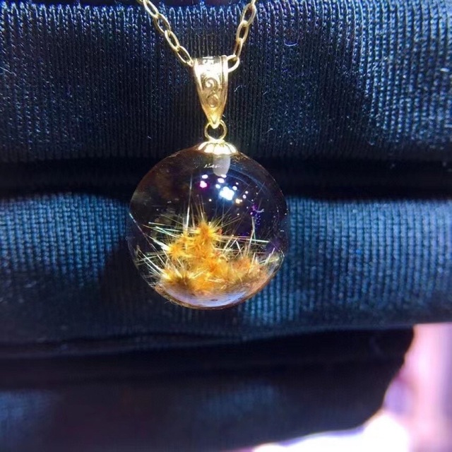 ⭐︎【天然】フラワールチルオーツ ペンダントトップ K18 12.3mm | www