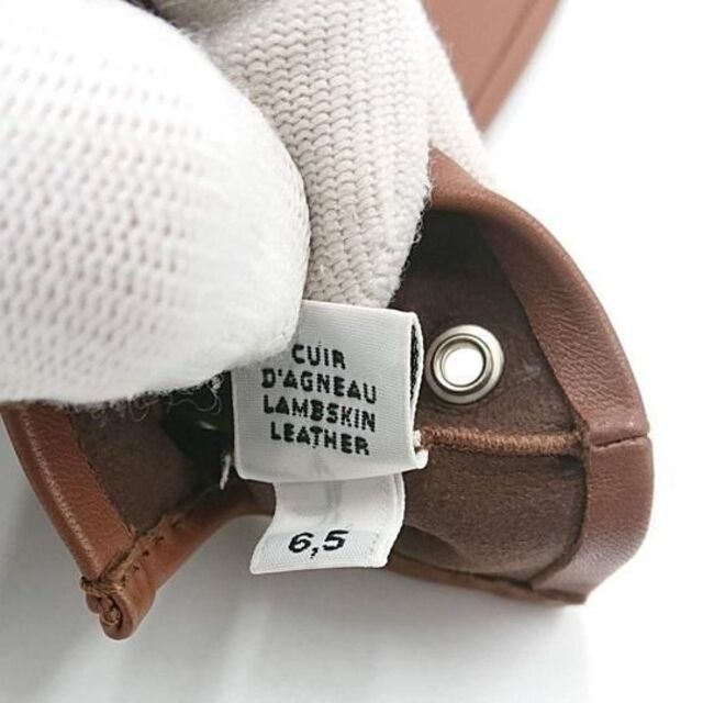 Hermes - ERMES エルメス レザーグローブ 手袋 パンチング スタッズの
