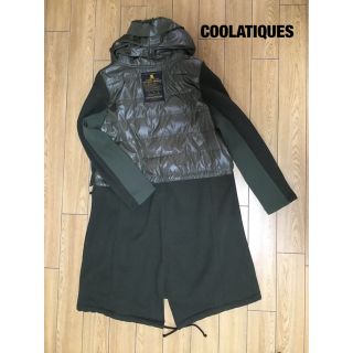 おまとめ3点 COOLATIQUES ハイブリッドダウンパーカー ネイビー