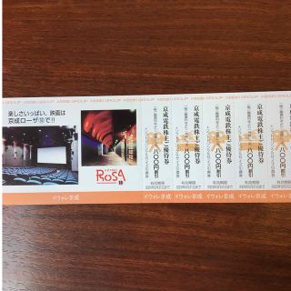 2023年5月31日迄有効🔶京成ローザ入館割引券５枚&ソフトドリンク引換券(洋画)