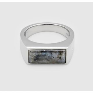 マルタンマルジェラ(Maison Martin Margiela)の【極美品】Tom Wood Peaky Ring Larvikite 52(リング(指輪))