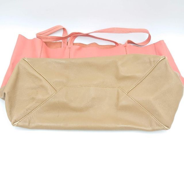CELINE セリーヌ レザー バイカラー ホリゾンタルカバ トートバック