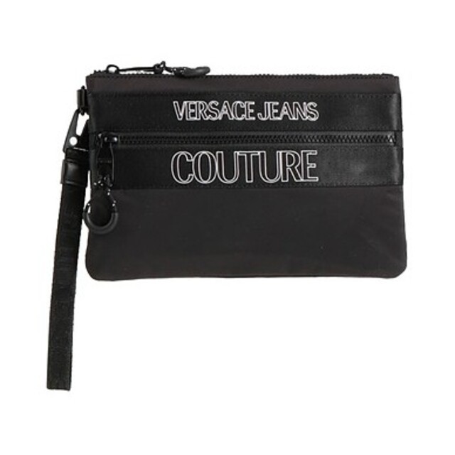 VERSACE JEANS COUTURE ハンドバッグ クラッチバッグ 黒