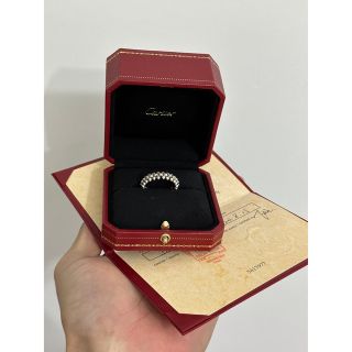 カルティエ(Cartier)のカルティエ クラッシュドゥカルティエ リング SM ホワイトゴールド(リング(指輪))