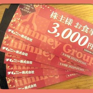 チムニー　株主優待　45000円