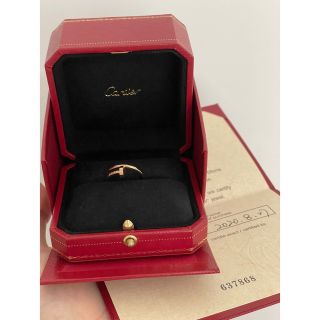 カルティエ(Cartier)の付属品有CartierジュストアンクルスモールリングPG51号 B4092500(リング(指輪))