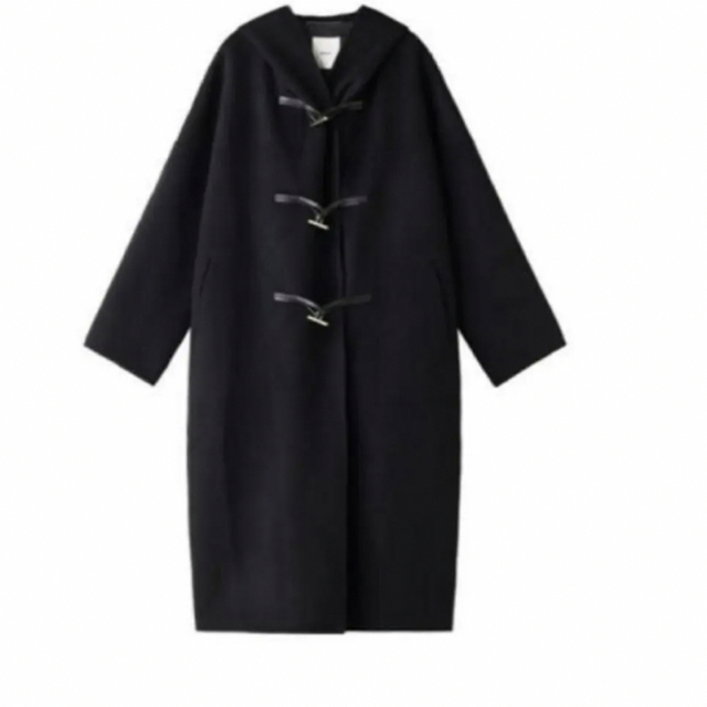 Ron Herman - ebure ♡ウールリバーダッフルコートBLACK【完売品】の ... ebure エブール ダッフルコート