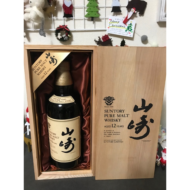 サントリーウイスキー山崎12年750ml 木箱