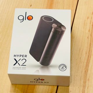 グロー(glo)の新品未使用　新品 glo hyper X2 グロー ハイパー　メタルブラック (タバコグッズ)