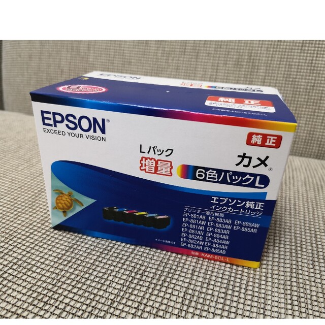 エプソンカメ 6色増量パック KAM-6CL-L - PC周辺機器