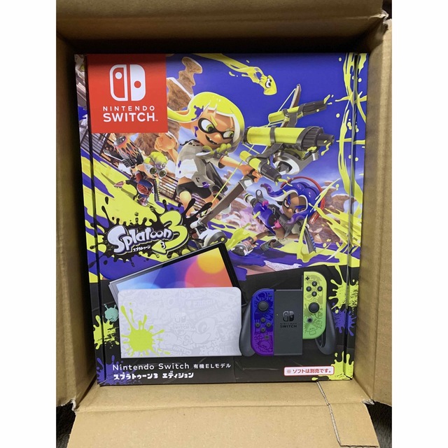 有機EL　スプラトゥーン3エディション　本体　switch　スイッチ