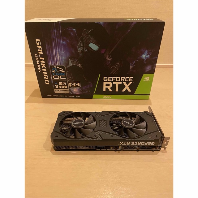 玄人志向　NVIDIA GEFORCE RTX 3060 グラフィックボードグラフィックカード