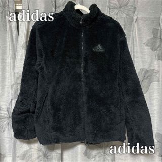 アディダス(adidas)のadidas☆モコモコフリースアウター(ブルゾン)