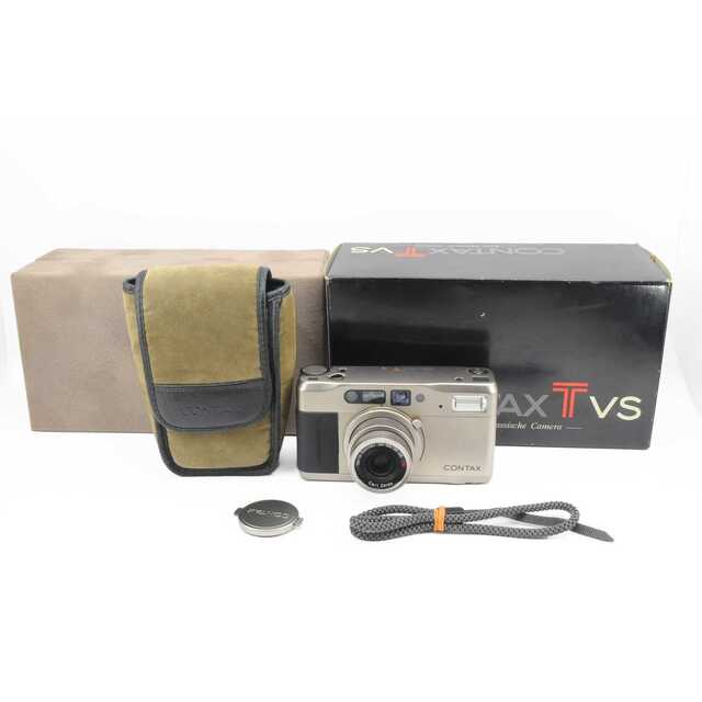 【美品】CONTAX フィルムカメラ Tvs 箱付