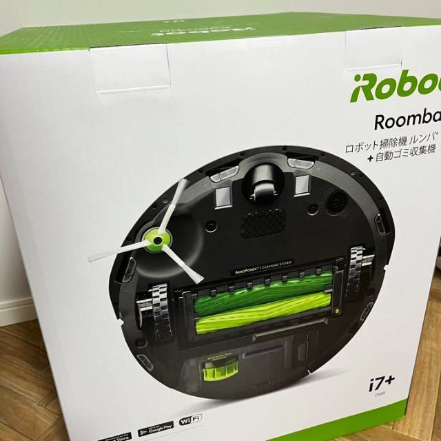 iRobot(アイロボット)の【新品未使用】 アイロボット ルンバ i7+ iRobot ロボット掃除機 スマホ/家電/カメラの生活家電(掃除機)の商品写真