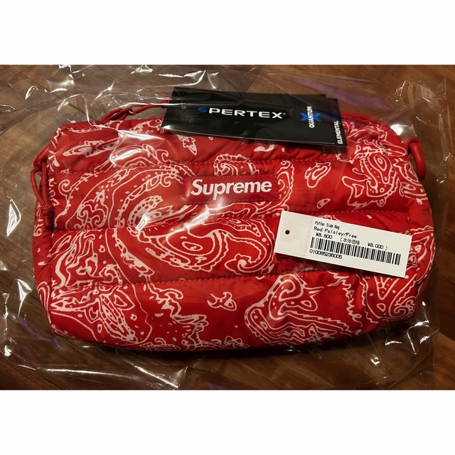 【Supreme】 Puffer Pouch 人気カラーRED