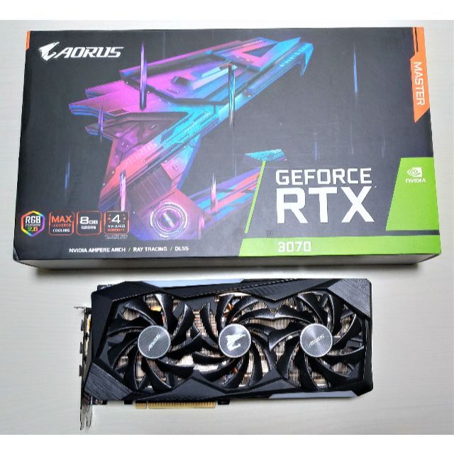 【非LHR】Gigabyte Aorus Master RTX 3070 8GBPC/タブレット