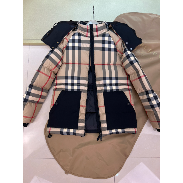 格安 早い者勝ち!BURBERRY バーバリー チェック ダウンジャケット M