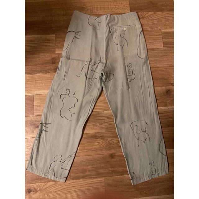 6 (ROKU) - wryht signeture drawing pants シグネチャーパンツの通販