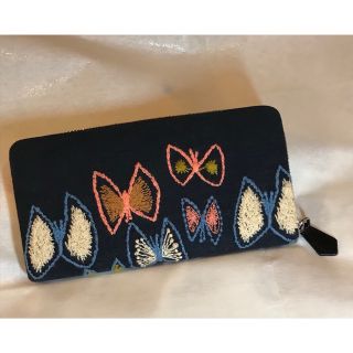 ミナペルホネン(mina perhonen)のミナペルホネン　長財布　ハンドメイド(財布)