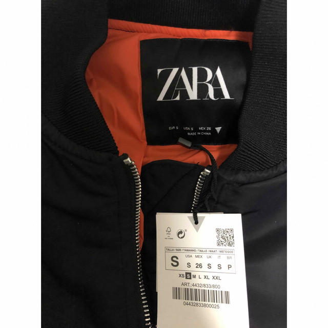 ZARA ビッグシルエットボンバージャケット