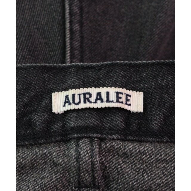 AURALEE(オーラリー)のAURALEE オーラリー デニムパンツ 30(M位) 黒系 【古着】【中古】 メンズのパンツ(デニム/ジーンズ)の商品写真