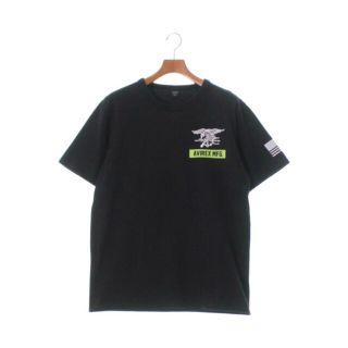 アヴィレックス(AVIREX)のAVIREX アヴィレックス Tシャツ・カットソー XL 黒 【古着】【中古】(Tシャツ/カットソー(半袖/袖なし))