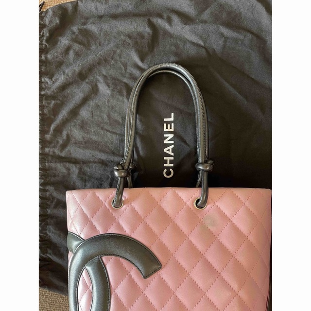 【限定セール!】 CHANEL - CHANEL (シャネル) カンボン トートバッグ ピンク トートバッグ 【限定セール!】 CHANEL - CHANEL (シャネル) カンボン トートバッグ ピンク トートバッグ