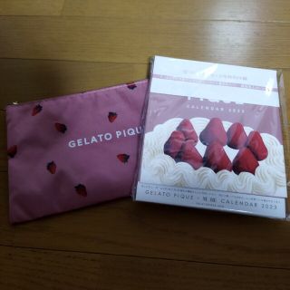 ジェラートピケ(gelato pique)のMORE1月号付録 ジェラピケカレンダー＆ポーチ(ポーチ)