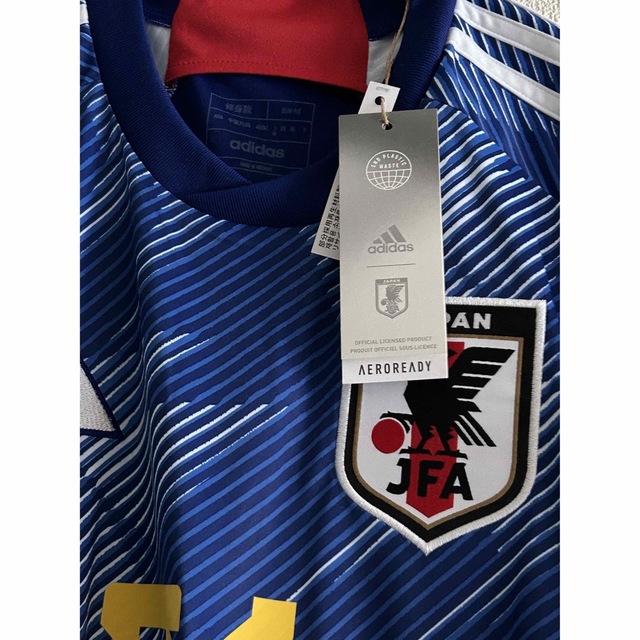 【新品・未使用】2022サッカーW杯　JFA 侍ブルーユニフォーム　 スポーツ/アウトドアのサッカー/フットサル(ウェア)の商品写真