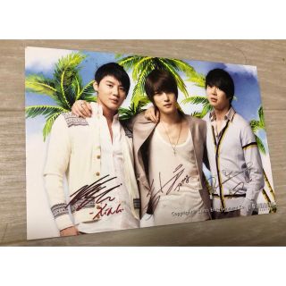 汚れ有り ポストカード JYJ ジェジュン　ジュンス　ユチョン(アイドルグッズ)