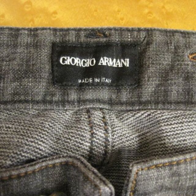 Giorgio Armani(ジョルジオアルマーニ)のジョルジオ アルマーニ 黒ラベル ジーンズ 黒 33 メンズのパンツ(デニム/ジーンズ)の商品写真