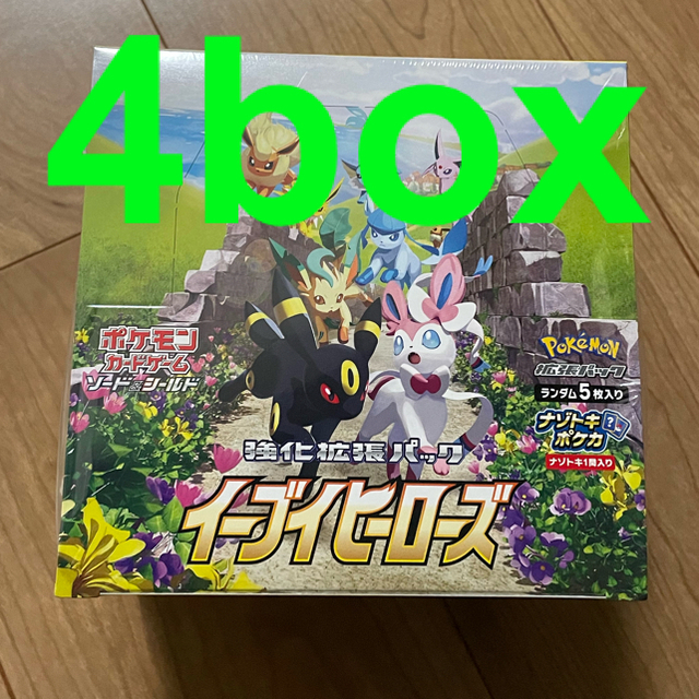 最高の品質の イーブイヒーローズ box シュリンク付き Box+デッキ+