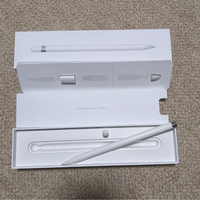 Apple Pencil 第1世代【美品・極細ペン先他付属品有・動作確認済