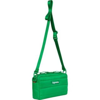 supreme puffer side bag　グリーン Green