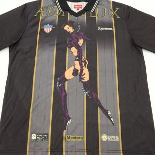 supreme soccer jersey aeon flux 22ss