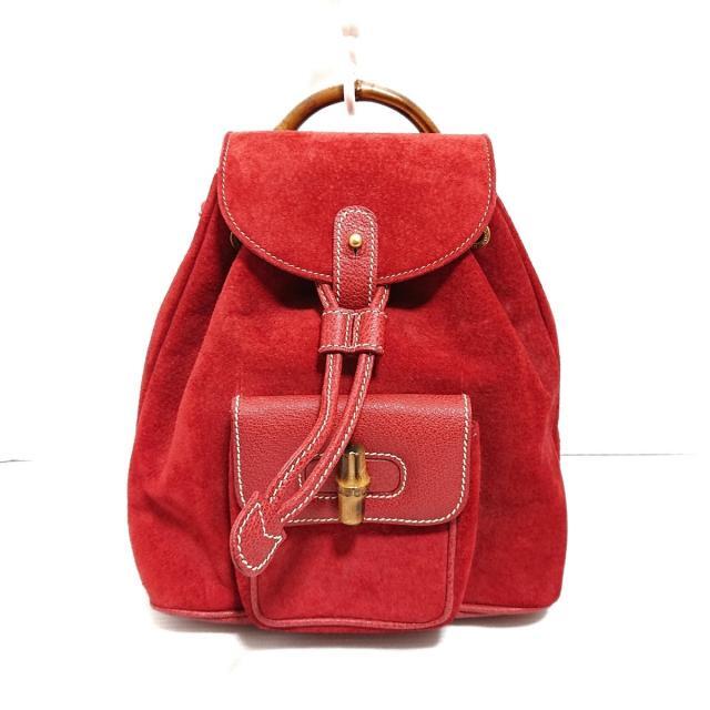 直販最安値 GUCCI(グッチ) リュックサック バンブー - www