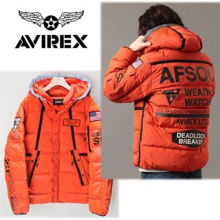 アヴィレックス(AVIREX)の《アヴィレックス》新品訳有 AFSOCビッグロゴ N-3ダウンジャケット L(ダウンジャケット)