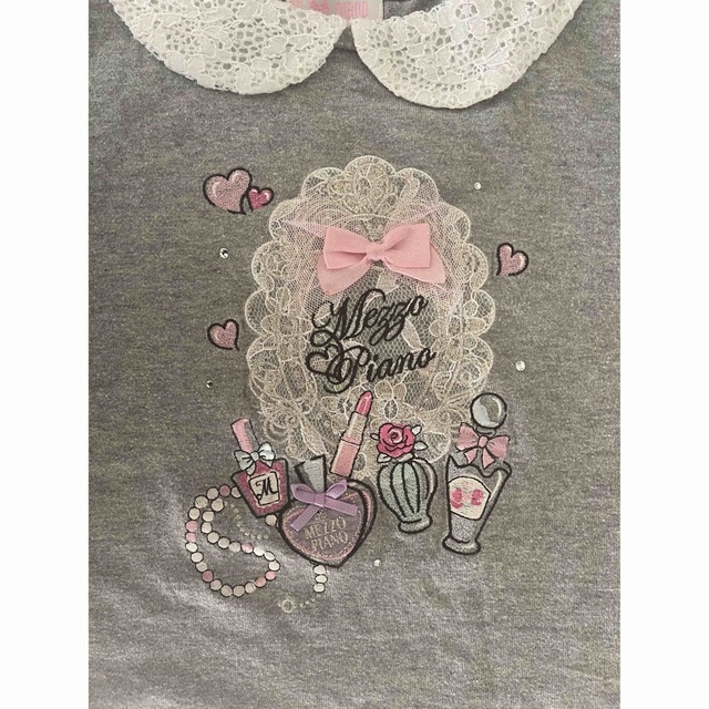 mezzo piano(メゾピアノ)のメゾピアノ♡ロンT キッズ/ベビー/マタニティのキッズ服女の子用(90cm~)(Tシャツ/カットソー)の商品写真