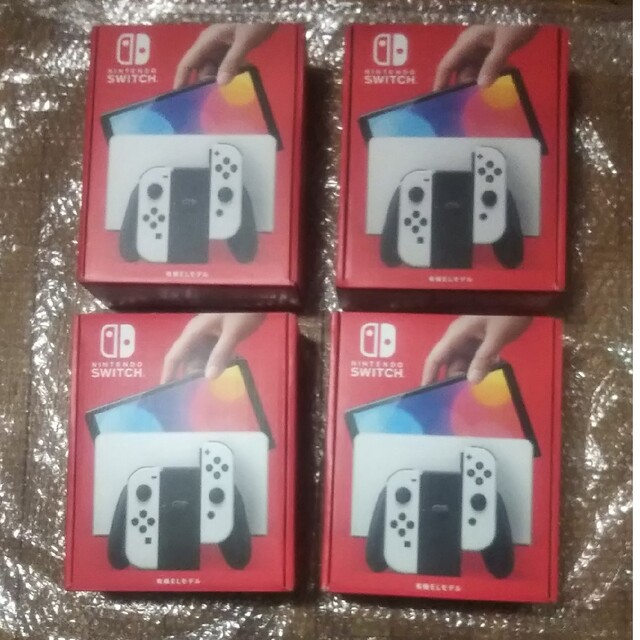 新品、未使用 任天堂Switch有機ELホワイト×4