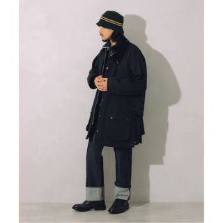 バーブァー(Barbour)の別注【BARBOUR×YOKE×JS】コート　ブラックsize3(ロングコート)