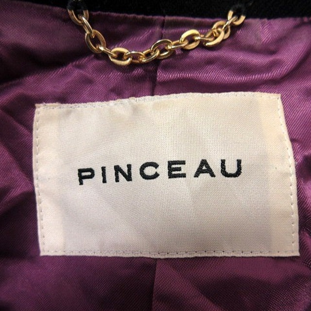 PINCEAU(パンソー)のパンソー Pinceau ジャケット テーラード 総裏地 ウール 38 黒 レディースのジャケット/アウター(その他)の商品写真